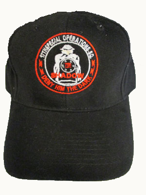17th SOS Shadow Hat, Solid Black