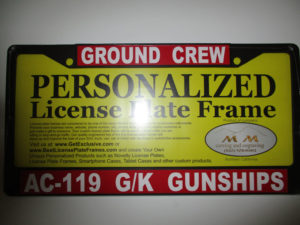 Ground Crew AC-119G/K License Holder