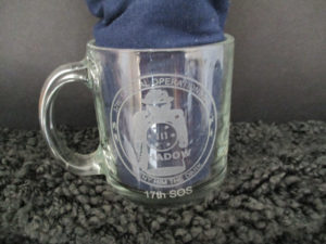 17th SOS Glass 8 oz Coffee Cup