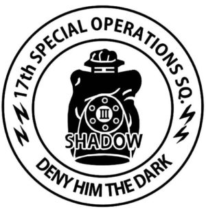 17th SOS Patch Decal, 8"