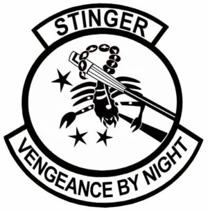 18th SOS Patch Decal, 8"