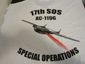 17th SOS T-Shirt with AC-119G Aircraft
