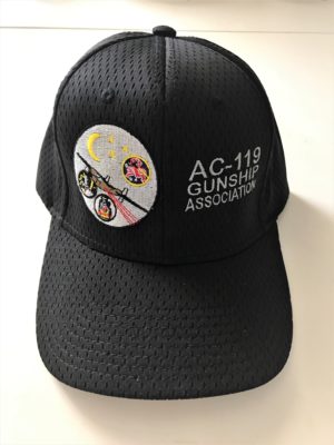 AC-119 Gunship Association Hat, Black Mesh