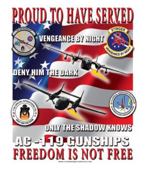 AC-119 Gunship Garden Flag