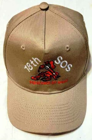 18th SOS Light Gray Hat