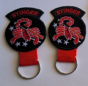 Stinger Embroidered Key Chain (18th SOS)