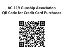 AC119 Gunship QR Code for Credit Card Purchases